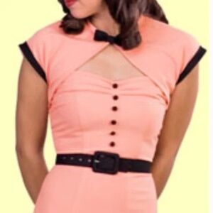 Stop Staring Coral Dress and Bolero XL